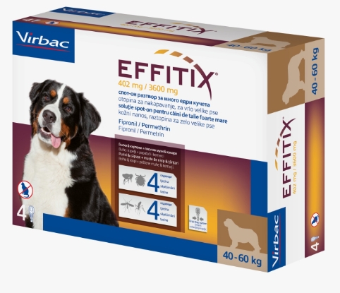 Virbac - Spot On - Effitix TGN X4 (40-60 )