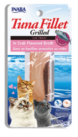 Inaba - Cat Treats - Tuna Fillet - 15 gm - Crab