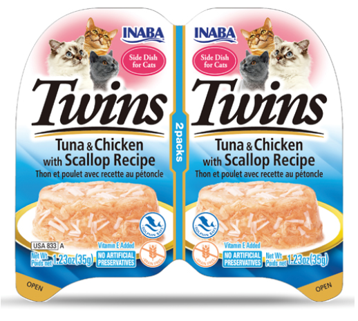 Inaba - Twins - 35 gm - Tuna & Chicken With Scallop