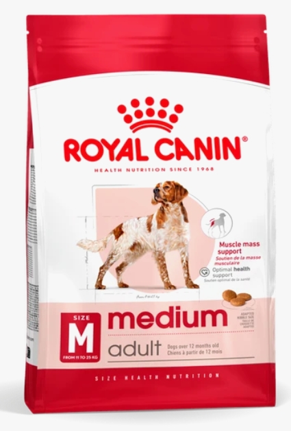 Royal Canin - Dry Food - Medium Adult Dogs - 4 KG