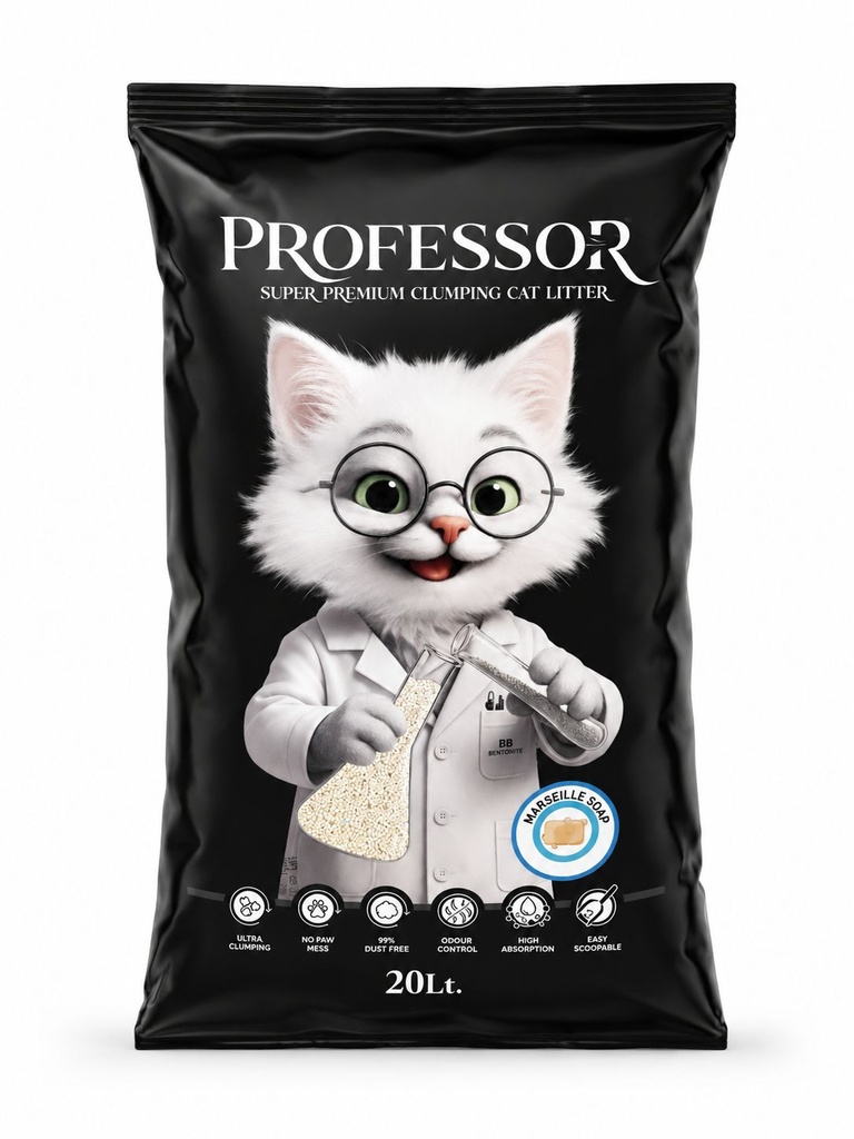 Professor - Cat Litter - 20 L - Marseille Soap