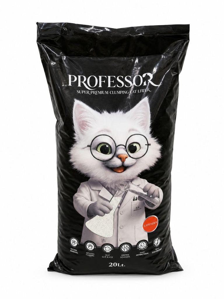 Professor - Cat Litter - 20 L - Unscented
