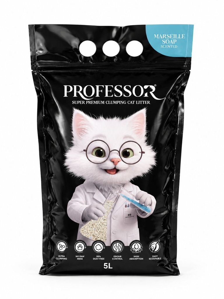 Professor - Cat Litter - 5 L - Marseille Soap