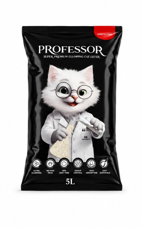 Professor - Cat Litter - 5 L - Unscented
