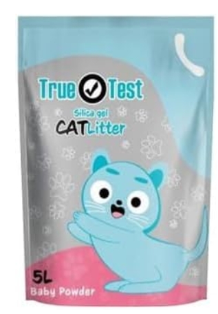 True Test - Cat Litter - Silica Gel - 5 L - Baby Powder