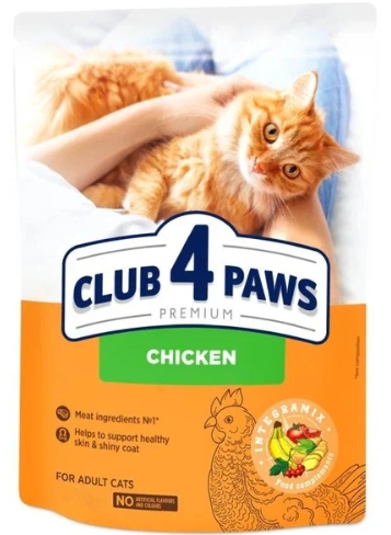 Club 4 Paws - Dry Food - For Adult Cats - 2 Kg - Chicken
