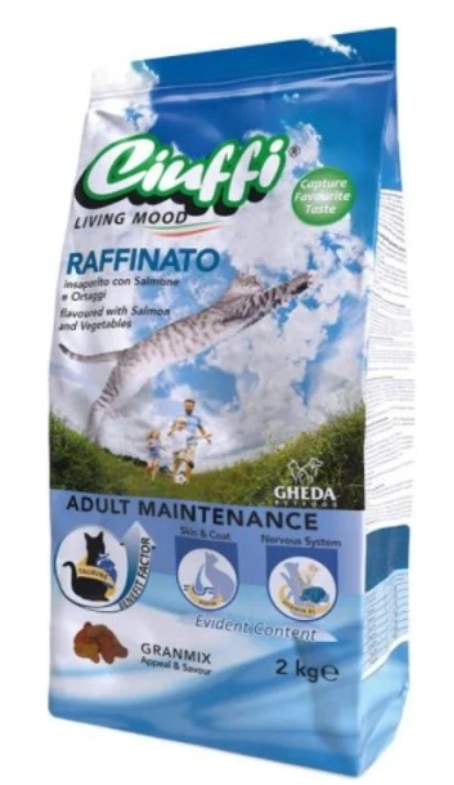 Ciuffi - Dry Food - For Adult Cats - 2 kg - Salmon