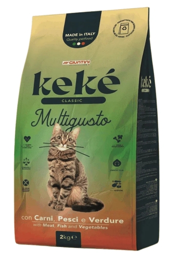 KeKe - Multigusta - Dry Food - For Adult Cats - 2 kg - Classic