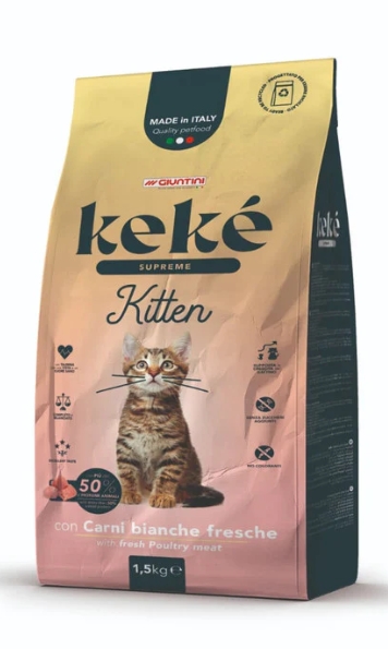 KeKe - Dry Food - For Kitten Cats - 1.5 kg - Supreme