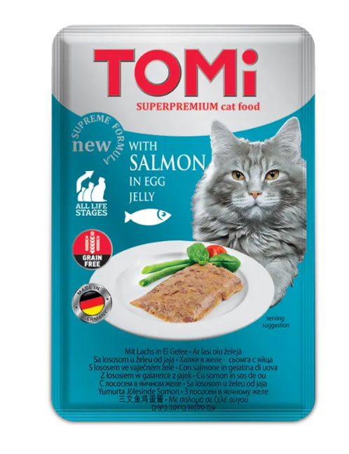 Tomi - Cat Food - For Adult - Pouch 100 gm - Salmon