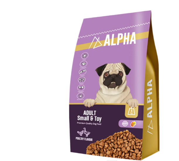 Alpha - Dry Food - For Puppy Dogs - 4 kg - small&toy -poultry
