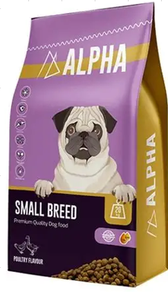 Alpha - Dry Food - For Adult Dogs - 20 kg - Small & Toy - Poultry