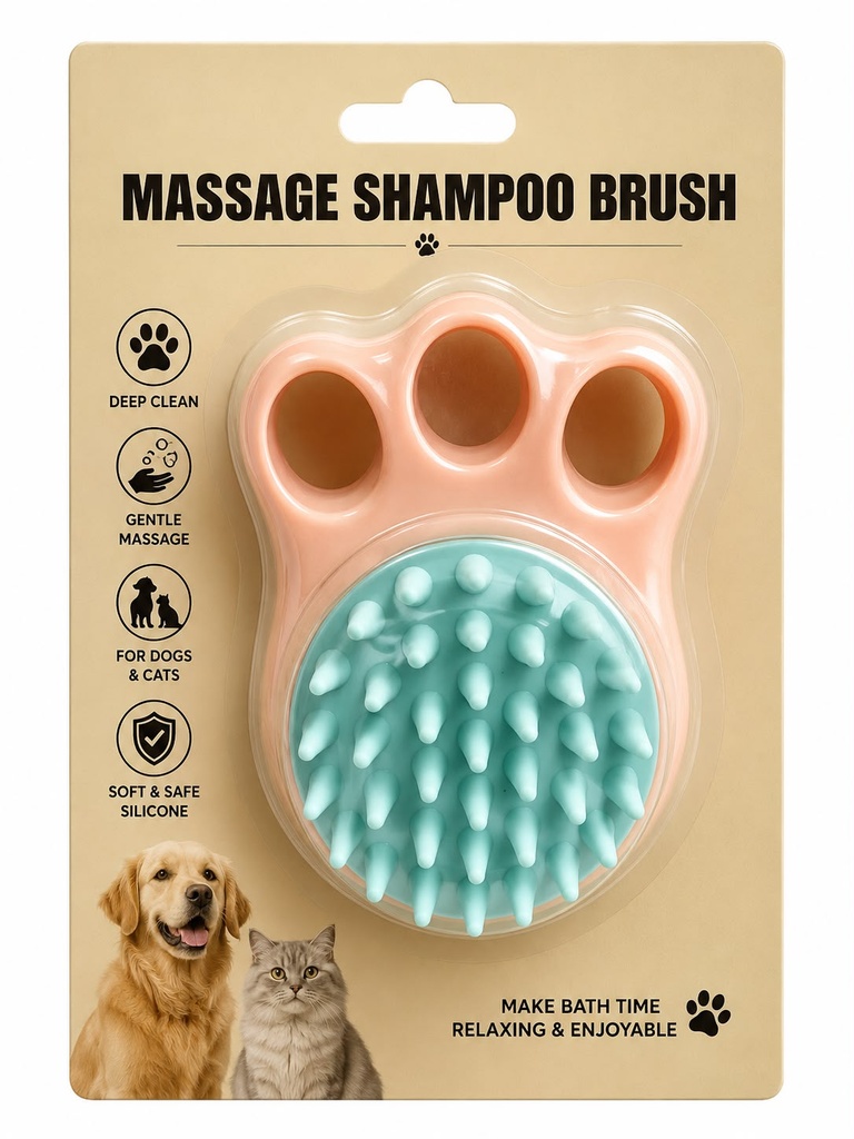Massage Shampoo Brush - ( MM-12-358 )+F145