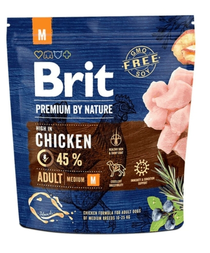 Brit - Dry Food - For Dogs - 1 kg - Chicken