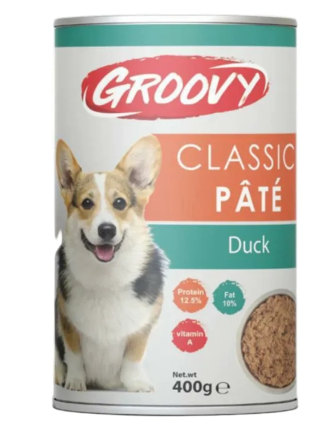 Groovy - Can 400 gm - Adult Dogs - Duck