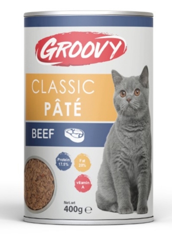 Groovy - Can 400 gm - Adult Cats - Beef