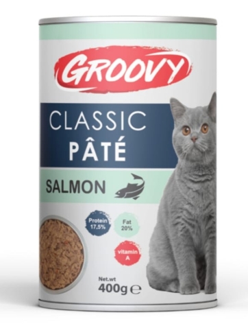 Groovy - Can 400 gm - Adult Cats - Salmon