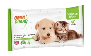 Omni Guard - Away Dirt & Shine Coat Wipes - 40 Wipes