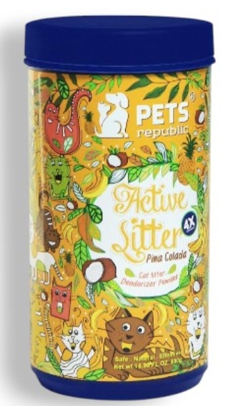 Pets Republic - Cat Litter Deodrizer Powder - 500 gm - Pina Colada