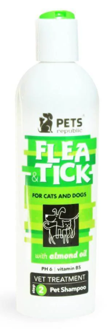 Pets Republic - Flea + Tick - With Almond Oil