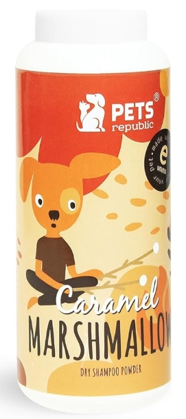 Pets Republic DRY POWDER SHAMPOO Caramel Marshmallow 200G