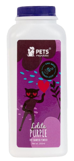 Pets Republic DRY POWDER SHAMPOO Lolita Purple 200G