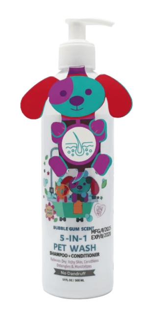 Pets republic Anti Dandruff Shampoo 5 in 1 Bubble Gum 500ml