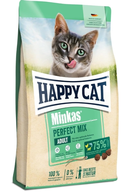 Happy Cat - Dry Food - For Adult Cats - 1.5 kg - Minkas - Perfect Mix