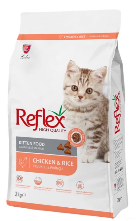 Reflex - Dry Food - For Kitten Cats - 2 kg - Chicken & Rice