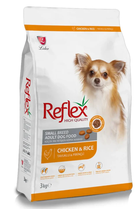 Reflex - Dry Food - For Adult Dogs - 3 kg - Small Breed - Chicken & Rice