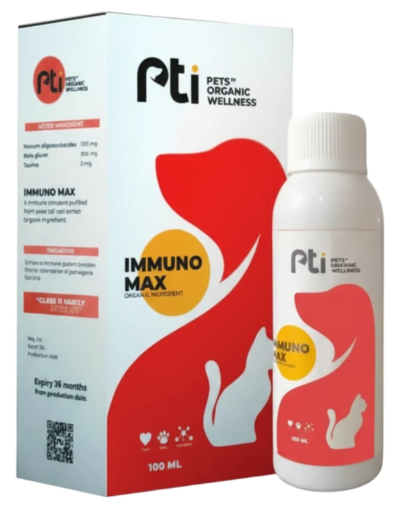 Pti - Pets Organic Wellness - For Cats - Immuno Max - 100 ml