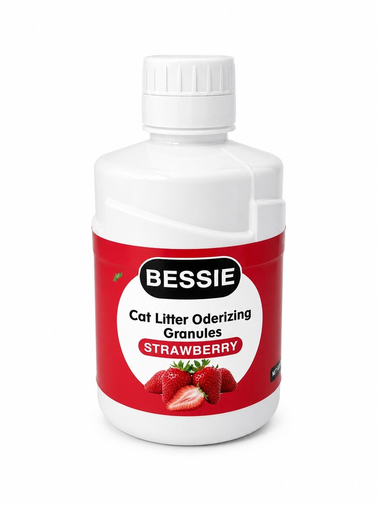 Bessie - Cat Litter Oderizing Granules - 400 Gm - Strawberry