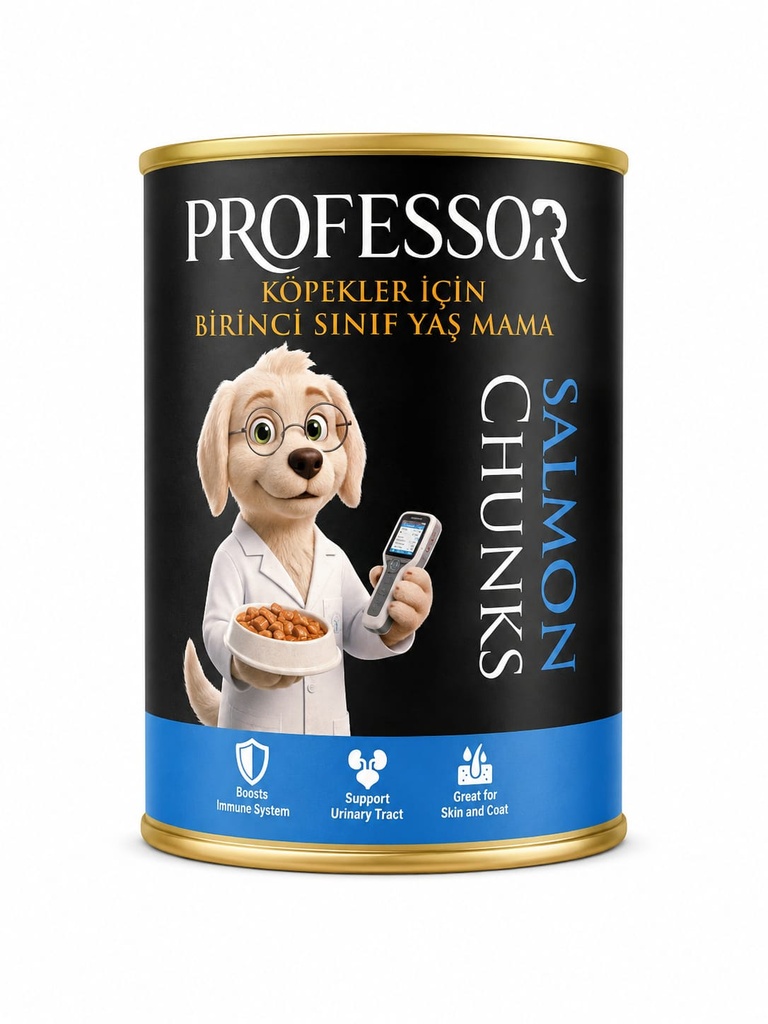 Professor Chunks Can Food For Adult Dog - Salmon 400 GM