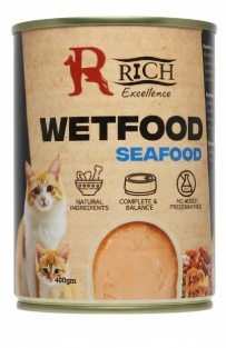 Rich Excellence Cans Wet Food Cat 400G - Seafood