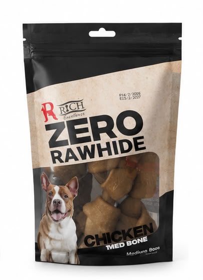 Zero Knotted bones medium 4 PCs