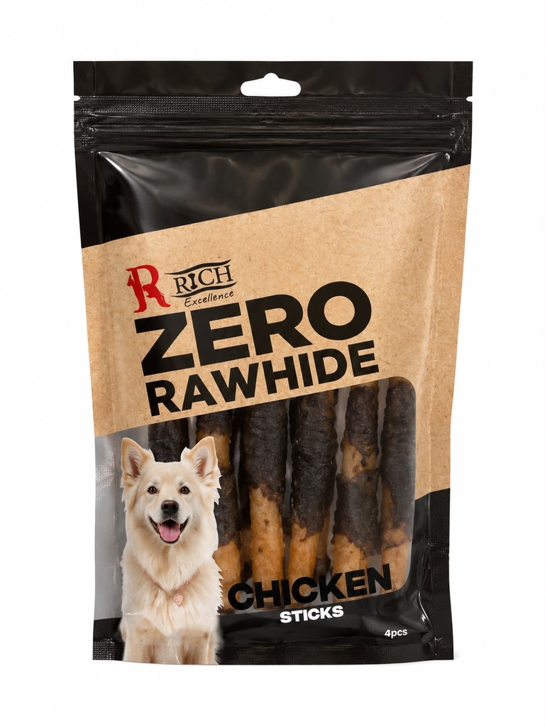 Zero Chicken Sticks 4 PCs with Chicken