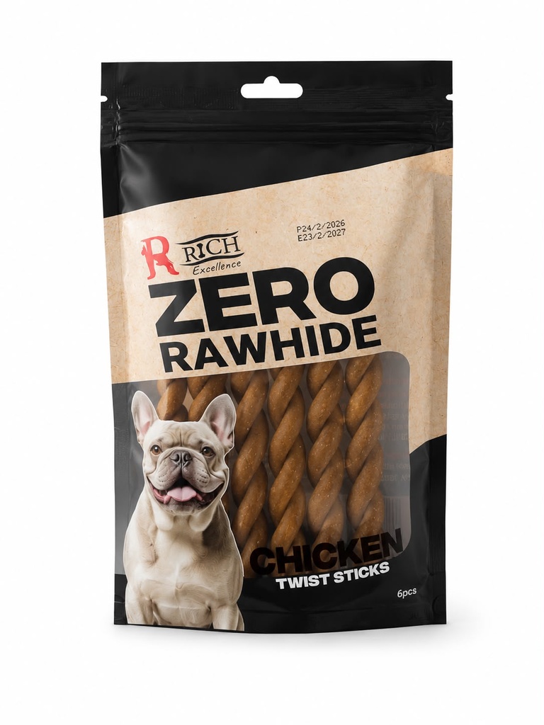 Zero Chicken Twiest Sticks 6 PCs