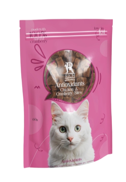 Rich Cat Bites - Chicken & Cranberry 60g