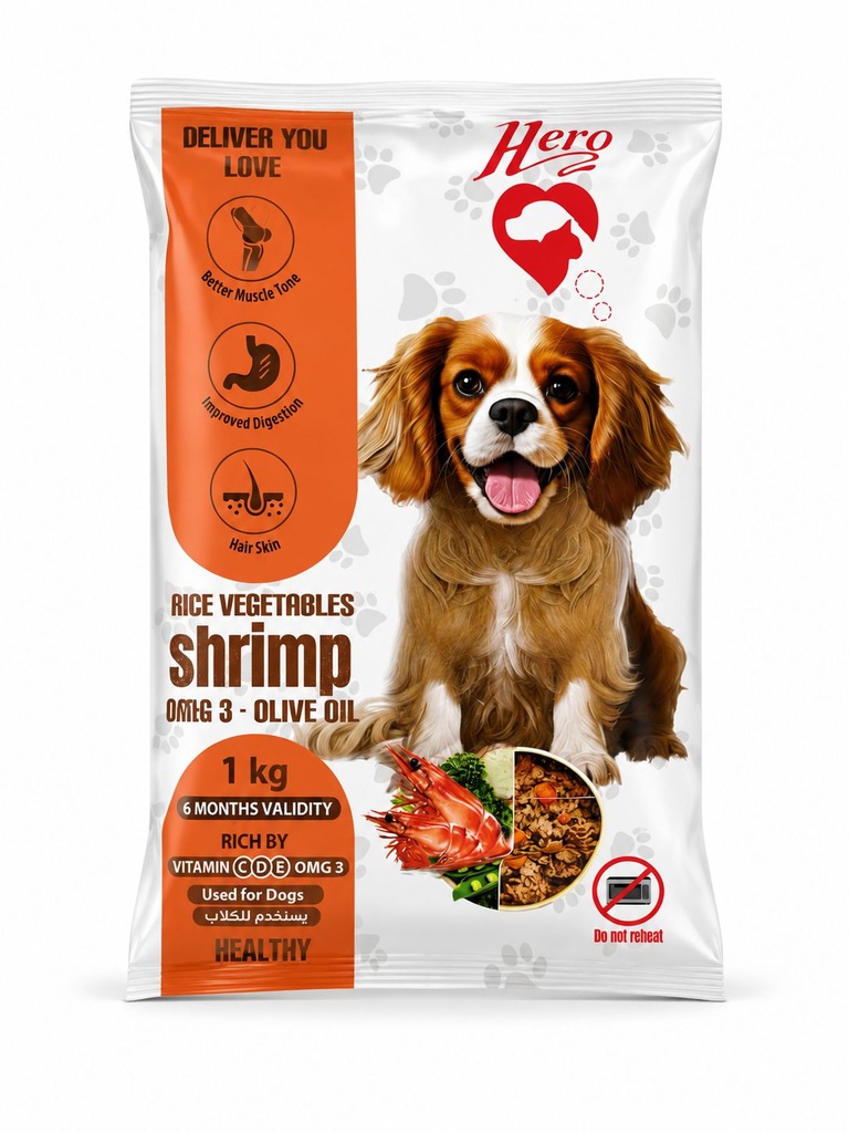 hero dog Shrimp 1 Kg