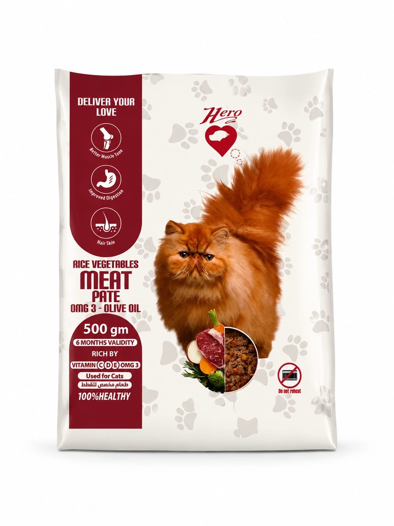 hero cat Meat 500 gm