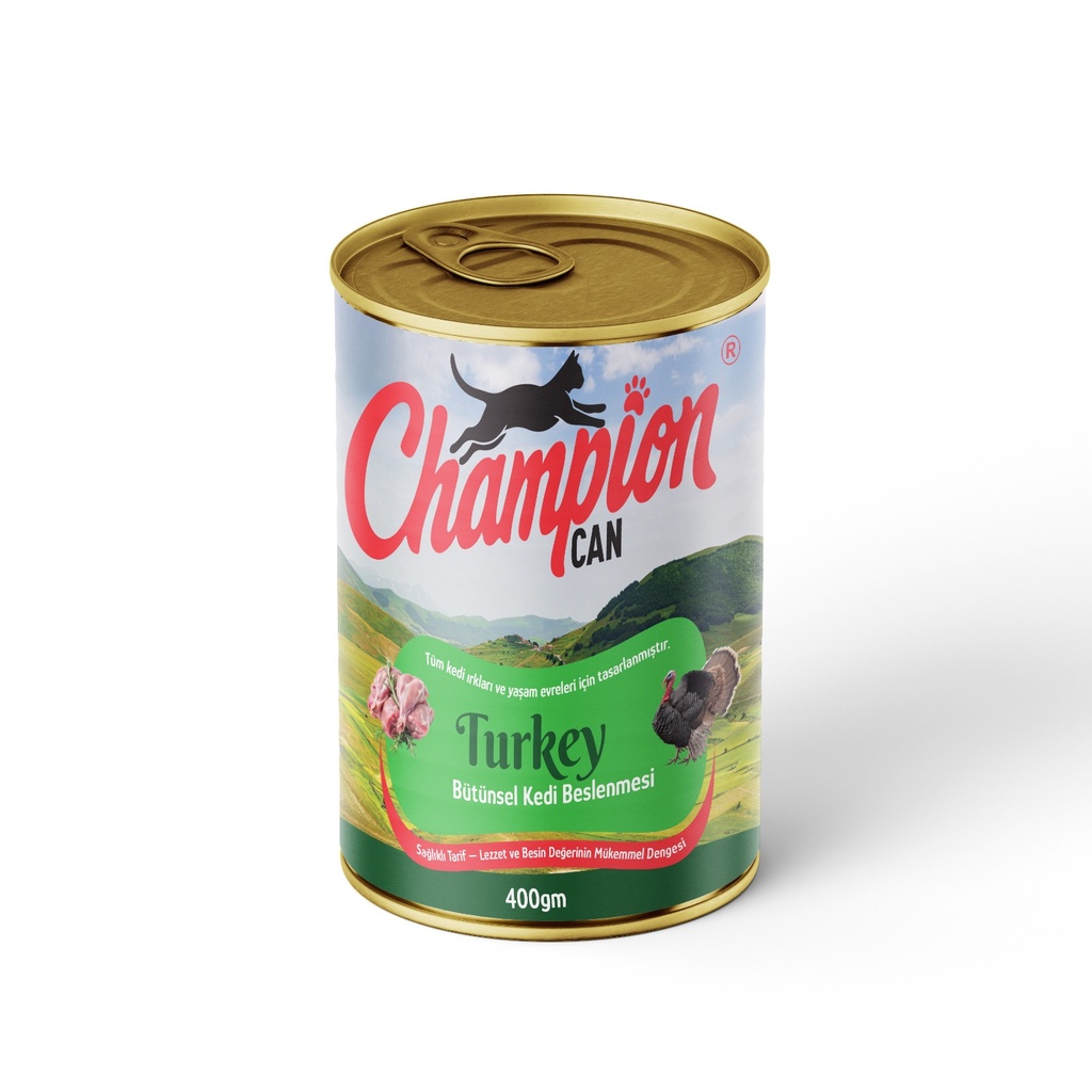 Champion Chunks Can Food For Adult Cat Turkey 400 GM