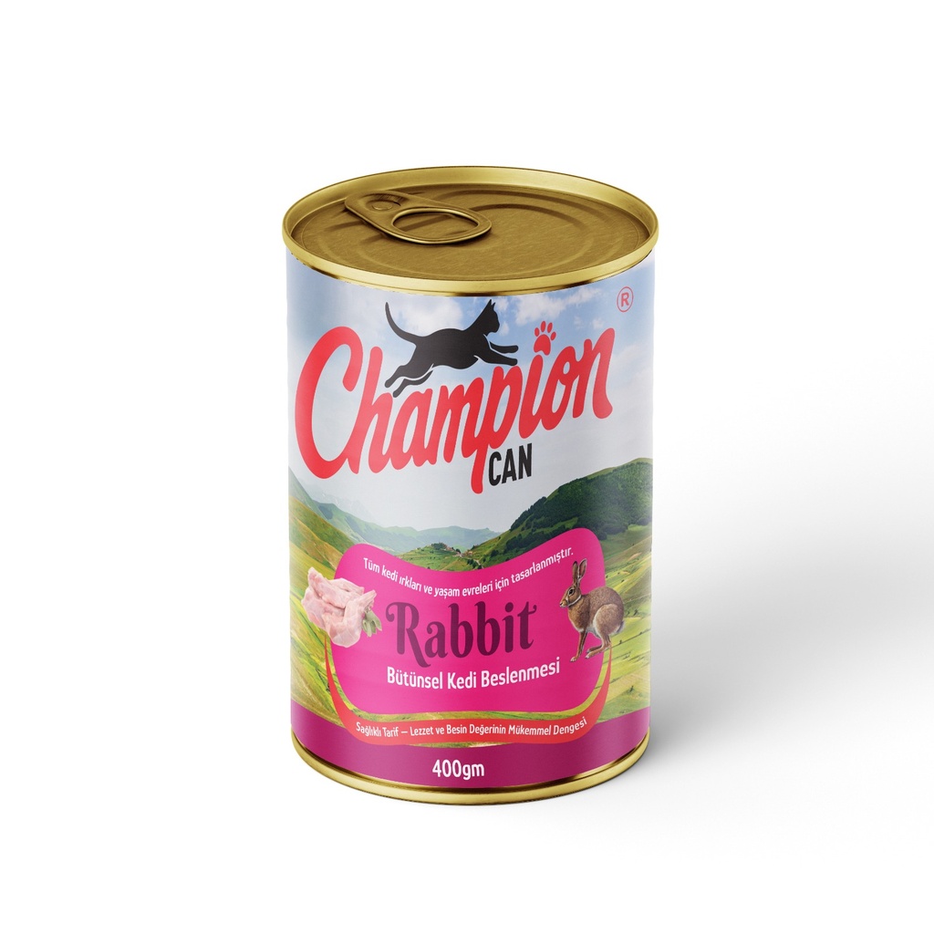Champion Chunks Can Food For Adult Cat Rabbit 400 GM