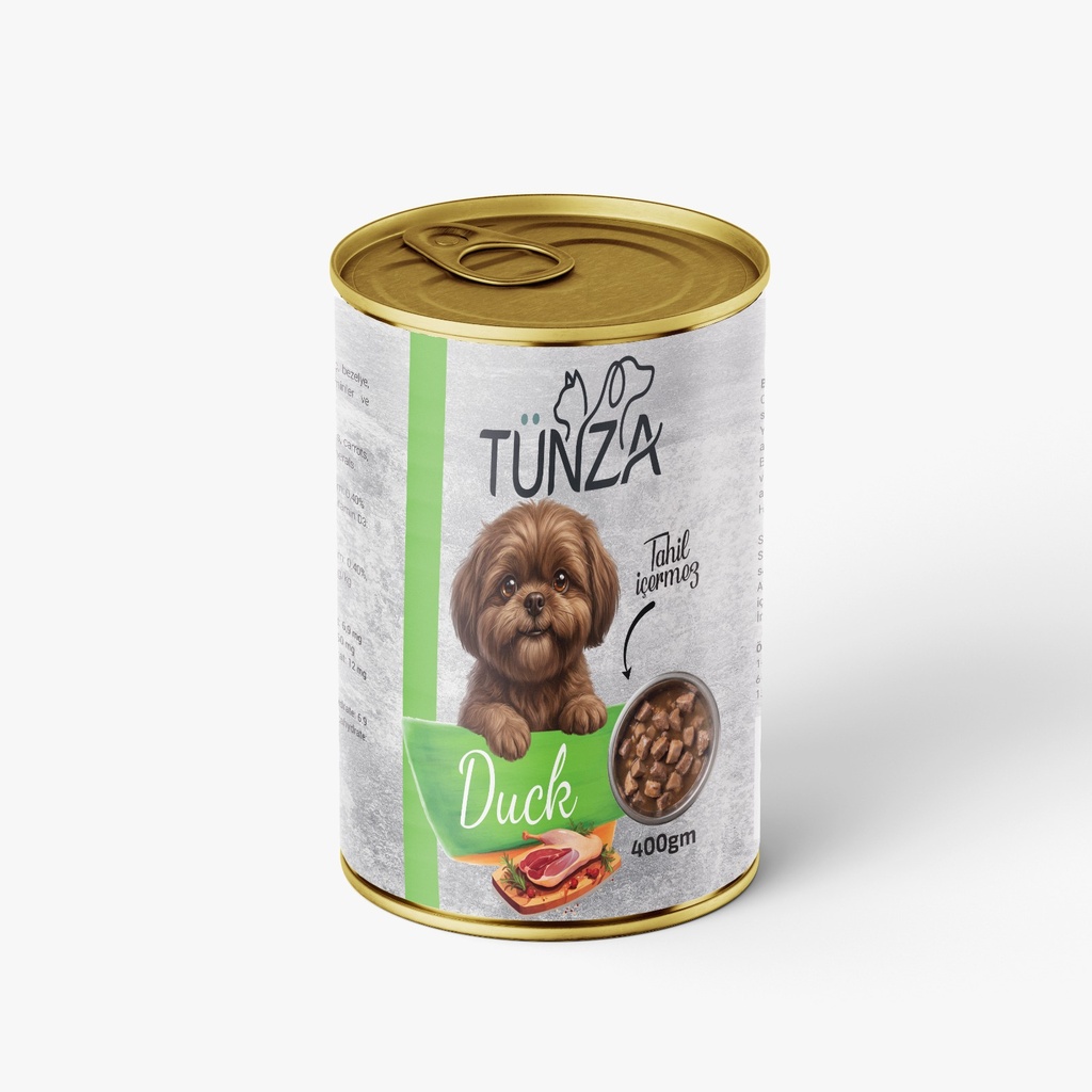 Tunza Chunks Can Food For Adult Dog Duck 400 GM