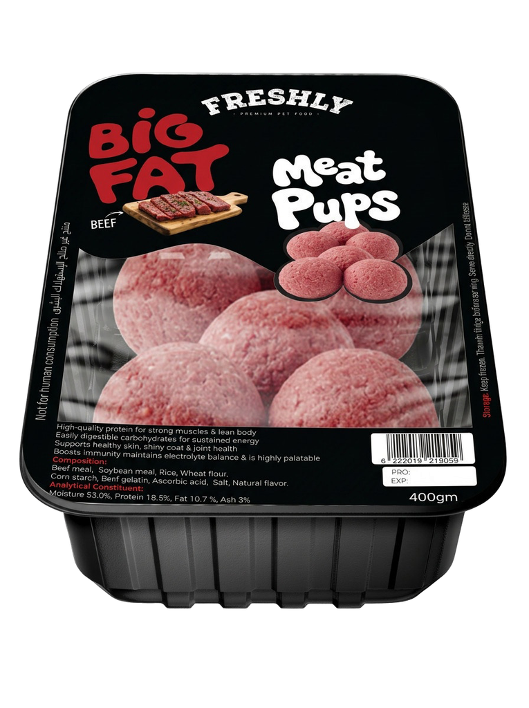 Freshly Meat Pups Beef 400 gm