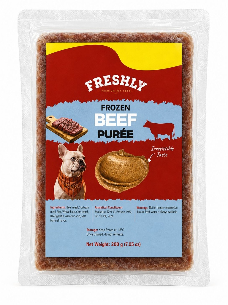 Freshly Puree 200 gm Beef سادة