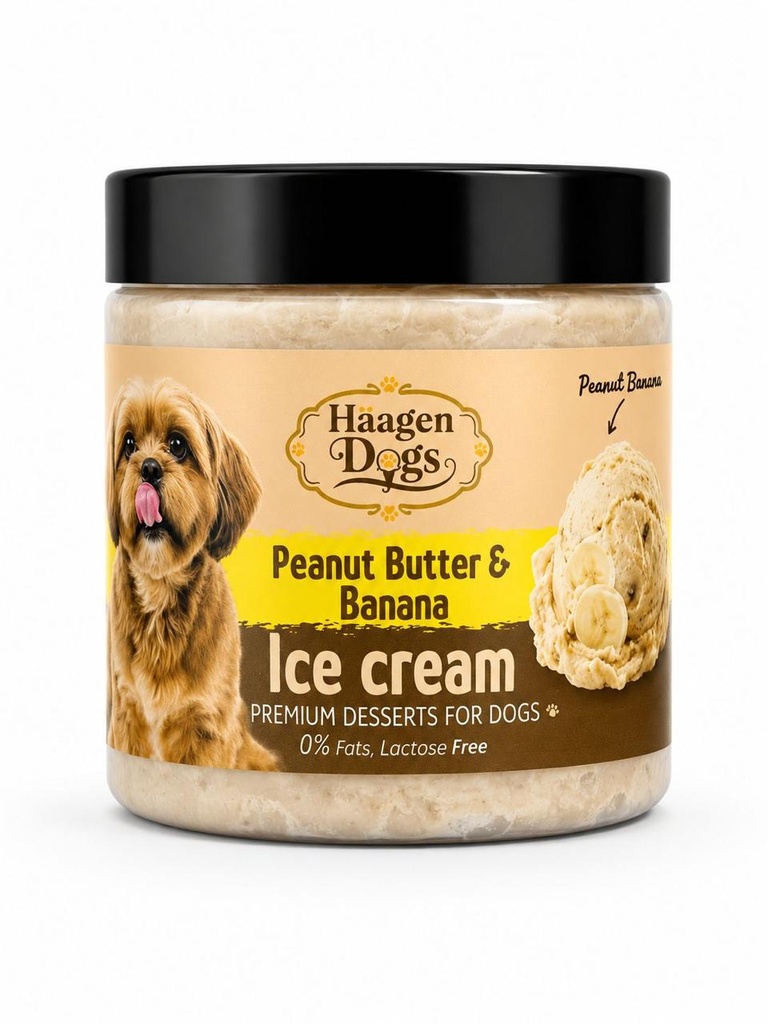 Ice Cream - Peanut Butter & Banana - 500 gm