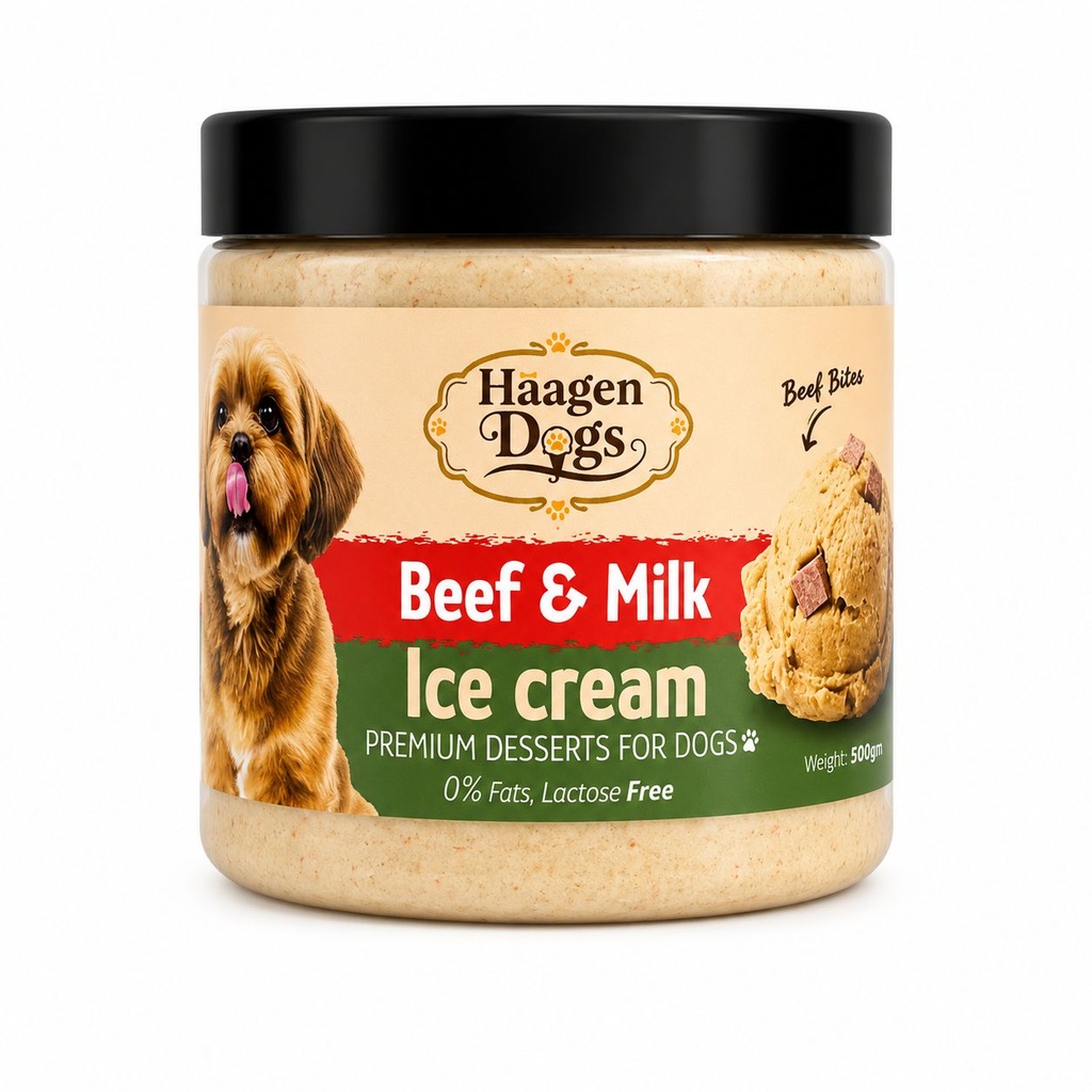 Ice Cream - Beef & Milk - 500 gm