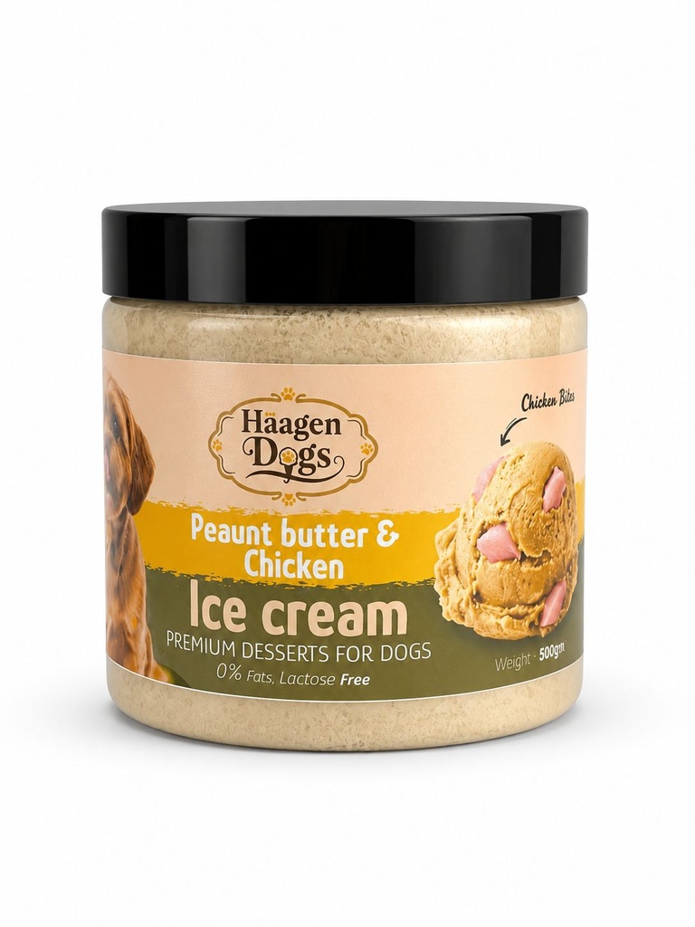 Ice Cream - Peanut butter & Chicken - 500 gm