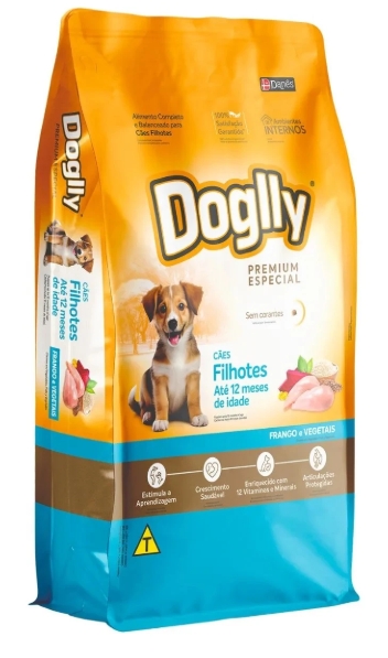 Doglly - Dry Food - For Puppy - 1 Kg - Chicken & Vegetables