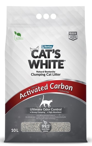 Bentas - Cat White - Cat Litter - 10 L - Active Carbon